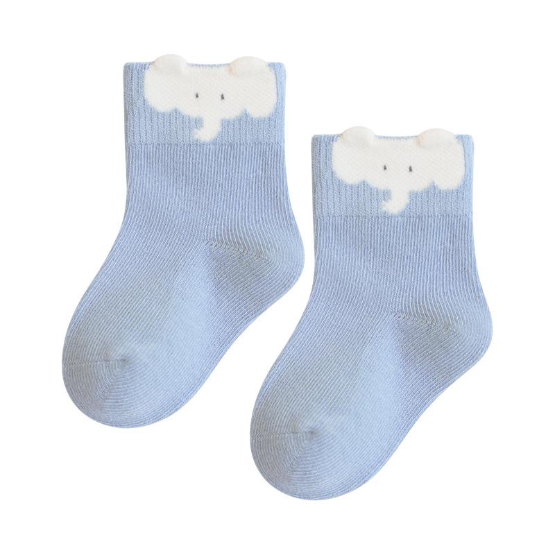 Cartoon Cotton Baby Socks: Boneless, Short, for Newborns To 3 Years, Spring & Autumn
