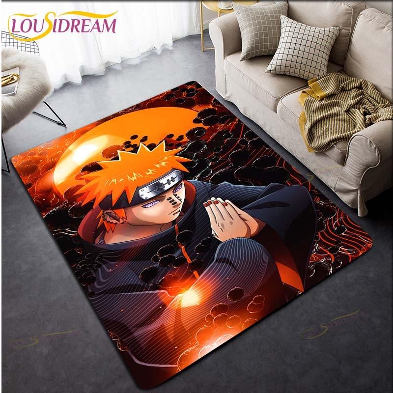 Ковер Наруто Аниме Ковер Детские Ковры Гостиная Коврики для чайного стола Коврик для спальни Моющиеся напольные коврики Бытовой коврик Милый ковер