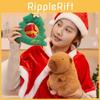 Christmas Capybara Plush Toy Festive Xmas Decoration Stuffed Doll Kids Gift