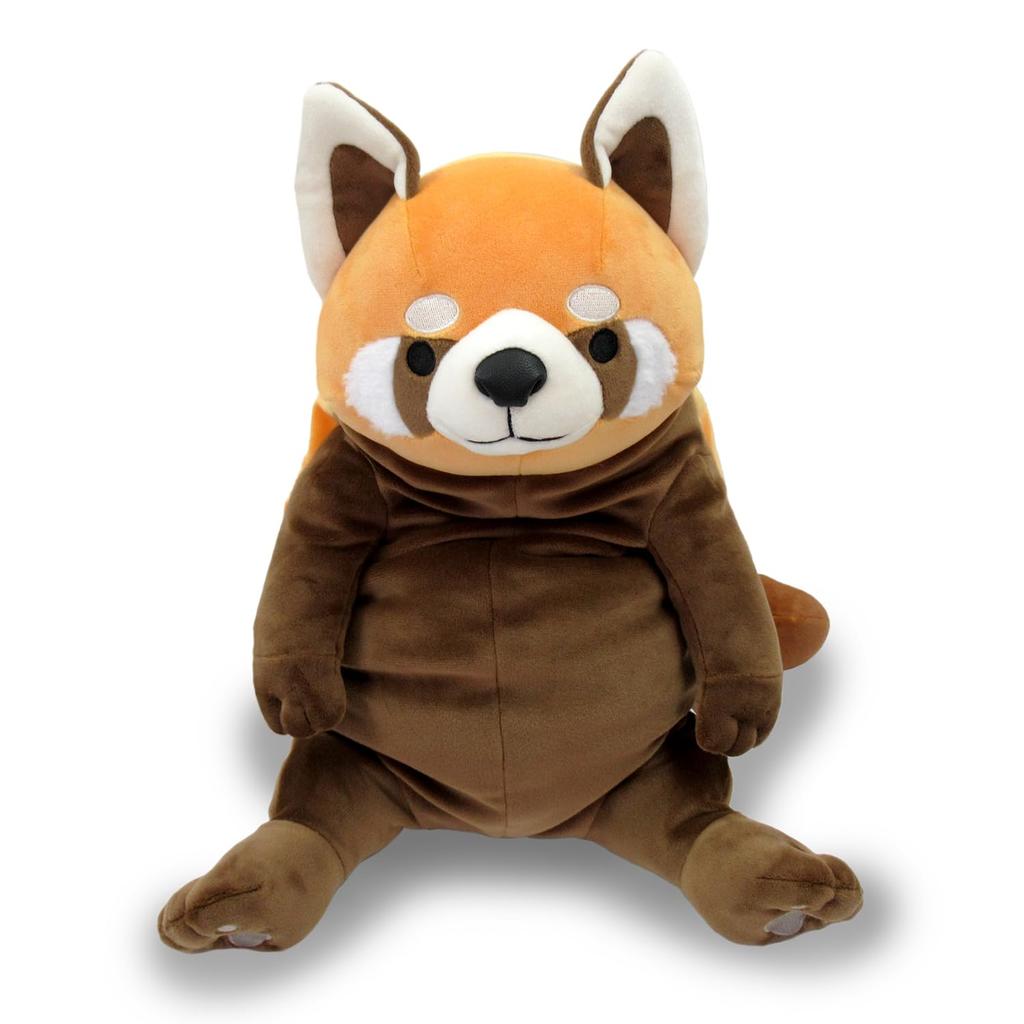 Shinada Global Mochi Series Mochi Lesser Gold Brown 22 X 22 X 30cm Plush Toy Red Panda Animal (L) MORS-0350GB