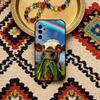 Lovely Cute Cow Cows OX Phone Case For Samsung S25,S24,S23,S22,S21,S20,Ultra,Plus,FE Black Soft Cover