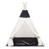 Tipi tente pour enfant en coton SPRINGOS - Noir - 160x120x100 см - вкл. 2 куссенса