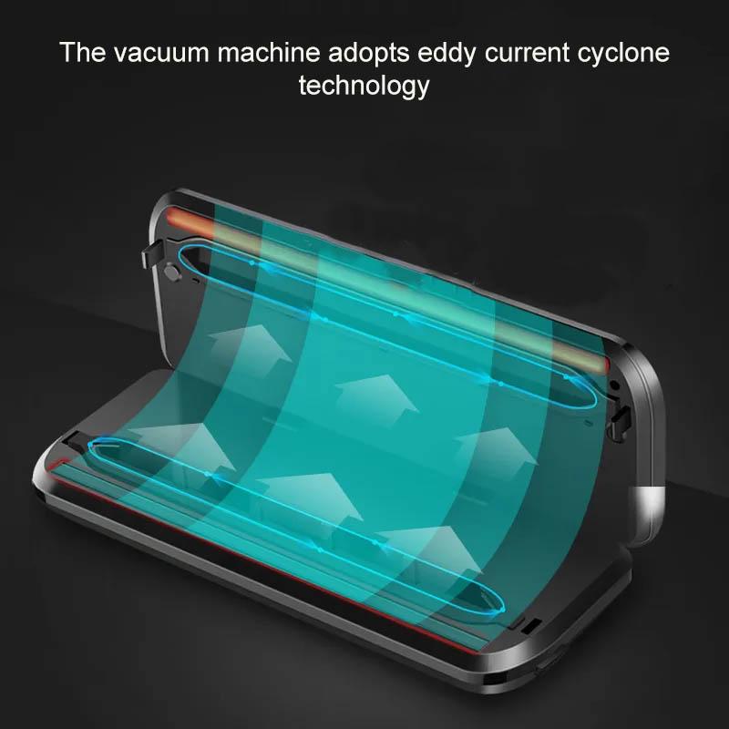 Вакуумная упаковочная машина для пищевых продуктов. Простая в использовании машина для хранения свежести. Пылесосит небольшую бытовую или коммерческую упаковочную машину.