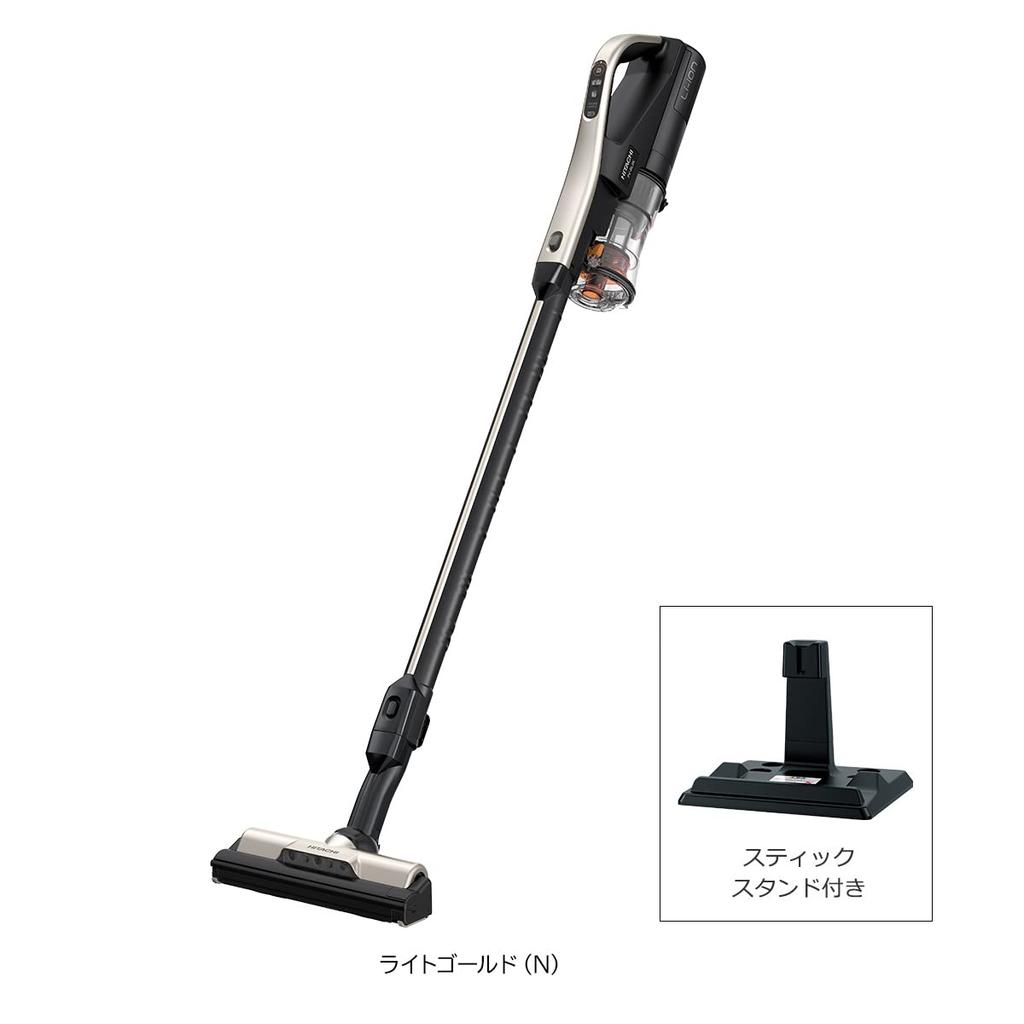 Hitachi Пылесос Rakukaru Stick Cordless Stick Cleaner N Light Gold Сделано в Японии Сильная мощность Легкий PV-BL3K Самоходный