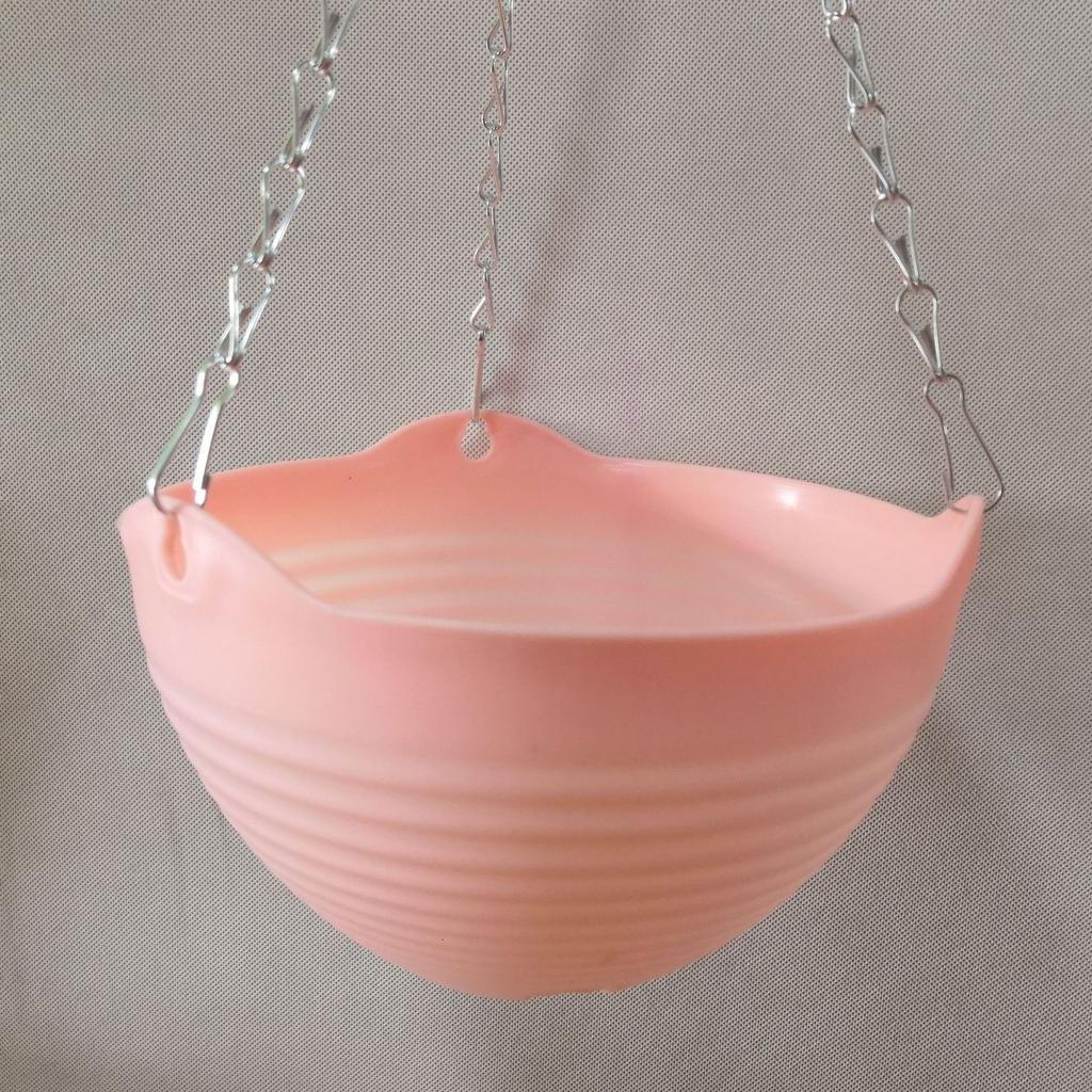 Пластиковый Утолщенный Смоляной Цветочный Горшок Подвесной Цветочный Растение Горшок Цепь Корзина Кашпо Держатель Аксессуары Садовые Принадлежности Подвесной Тип