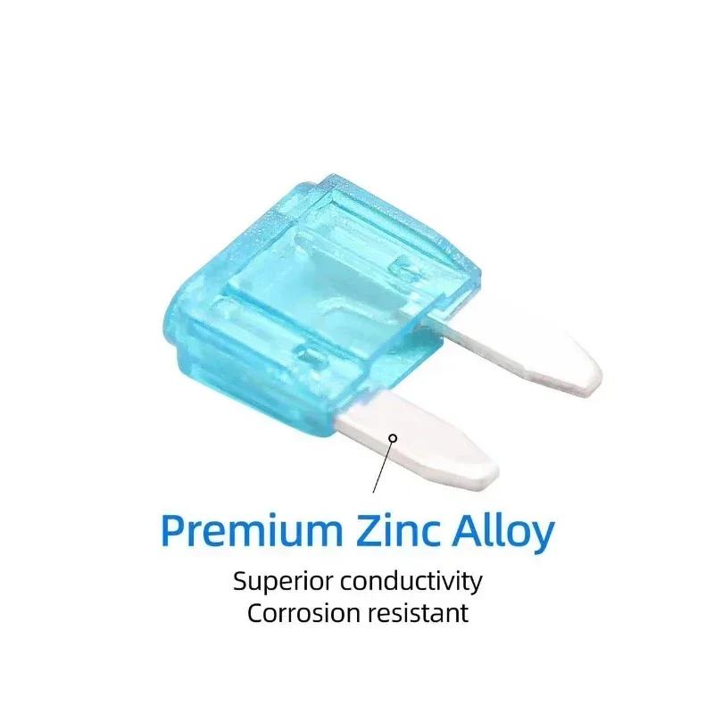 New 120pcs Car Fuse Assortment Set Profile Middle Size Blade Type Fuse Auto Car Truck 2-35A Fuse with Box Clip