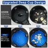 Non-slip Car Water Cup Pad Silica Gel Mat For Bottle Holder Coaster Auto Interior Anti-skid Portable Cup Holders