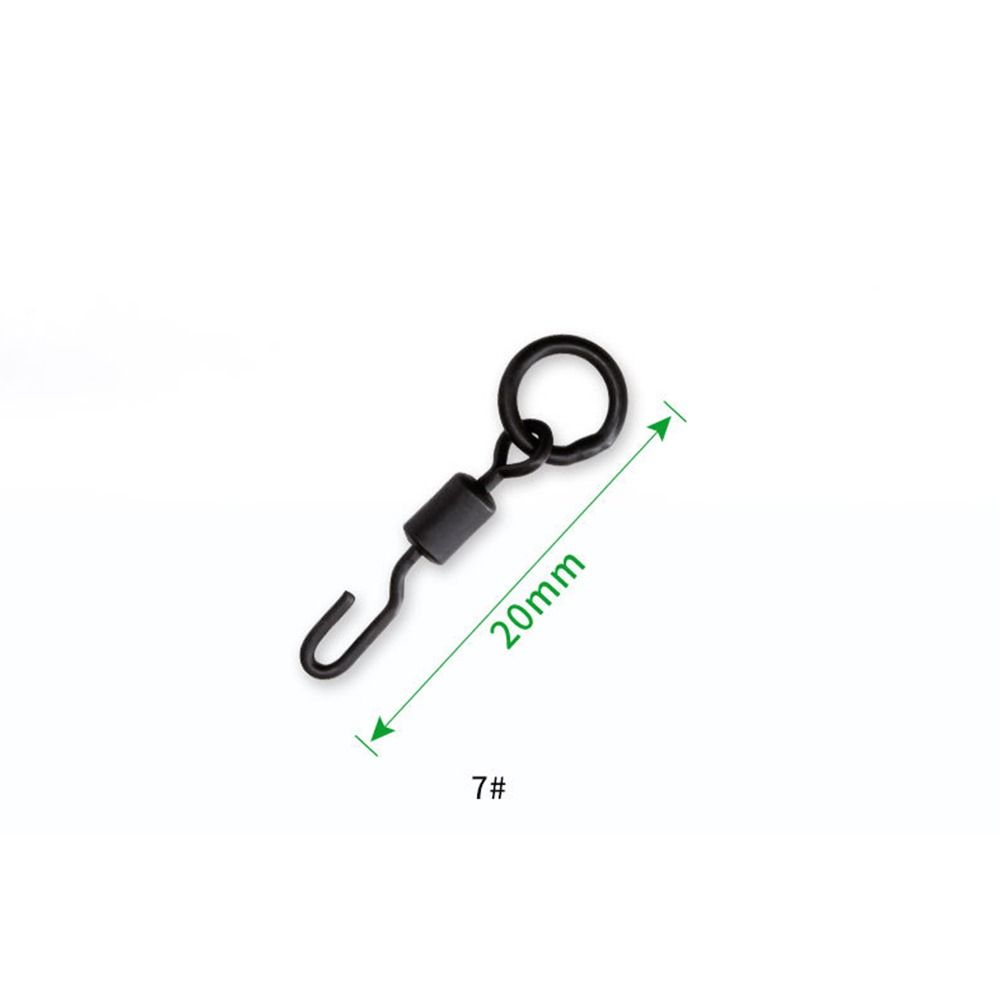 20Pcs Portable Quick Change For Carp Rigs Micro Hook Spinner Swivel Swivel Tackle Carp Fishing Accessories