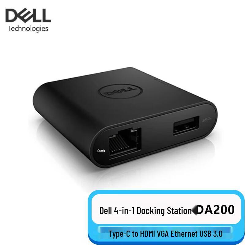 Dell DA200 Type-C 4-in-1 Multiport Adapter