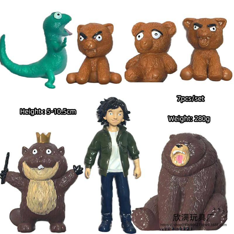 2026 New Movie Hoppers Figure Set Mabel King Georges Tom Lizard Bird King Ellen Bear Figure Cute Anime Figurine Model Toy Gift