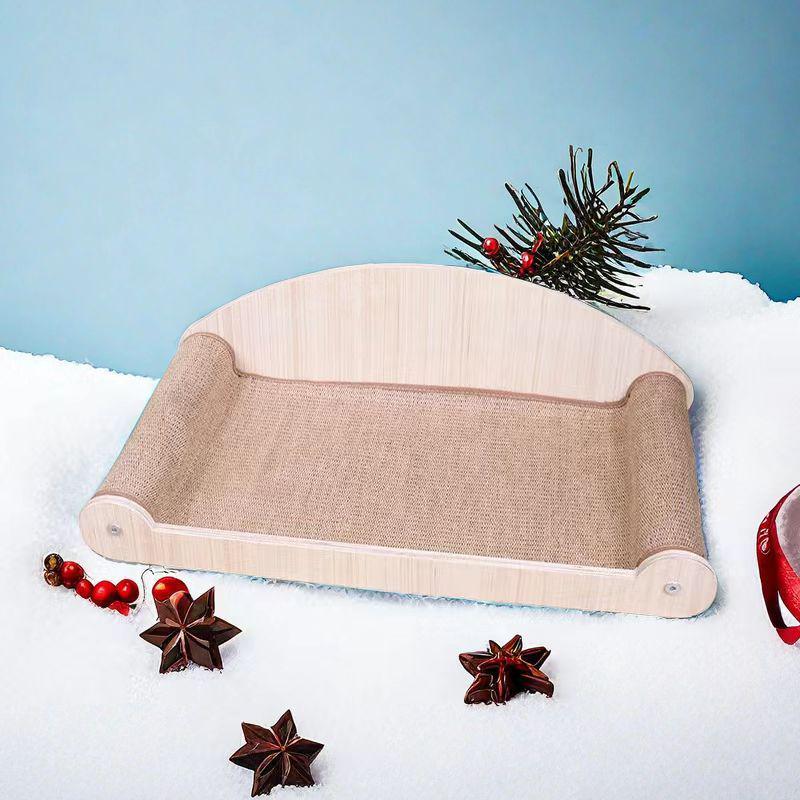 Колонна для восхождения кошек: Универсальная платформа для прыжков и когтеточка Four Seasons с рамкой-гнездом