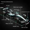 Ббураго 1:Масштаб 43 Mercedes-AMG F1 W15 W16 Формула 1 Гоночный автомобиль Литая модель из сплава Симуляция Транспортное средство Коллекционный Подарок для Детей