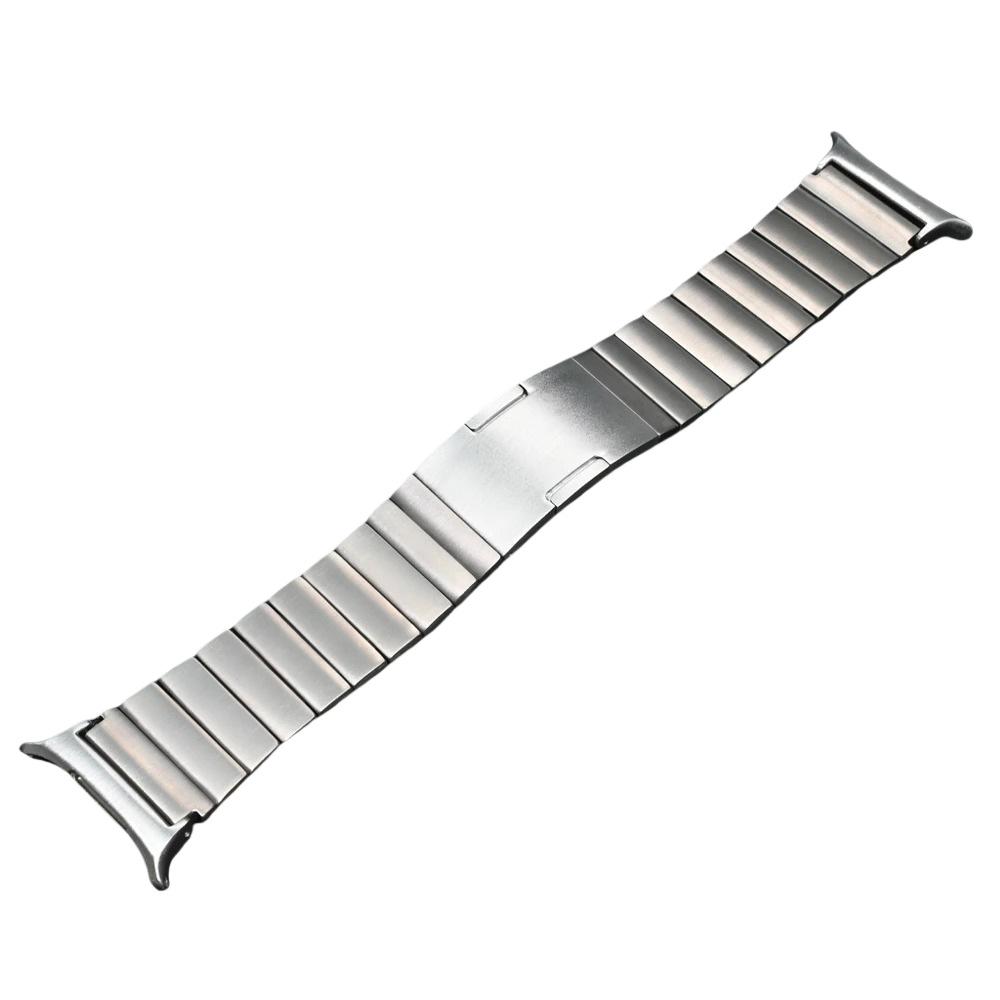 Металлический ремешок для Samsung Galaxy Watch Ultra 47 мм со складной застежкой, ремешок для часов из титанового сплава