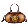 Totem Embossed Women Handbags Genuine Leather Shoulder Bags for Ladies Crossbody Bag Vintage Design Fashion Handbag