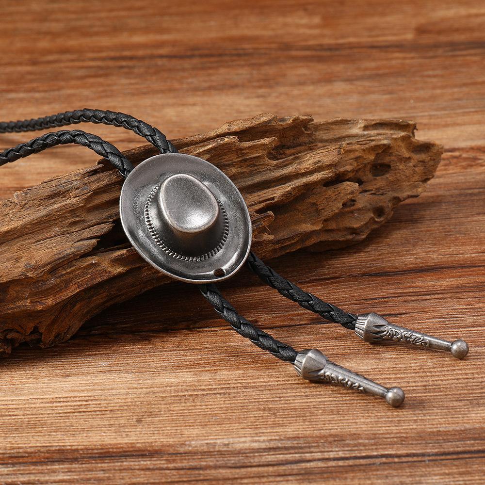 Винтажная ковбойская шляпа с рисовыми ушками и пентаграммой для мужчин и женщин, бохо-стиль, парная подвеска из искусственной кожи