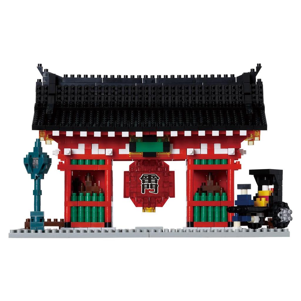 Kawada Nanoblock Kaminarimon 7 X 28 X 21cm 12 Years Old and Up Interior Hobby NBM-058 NBM-058