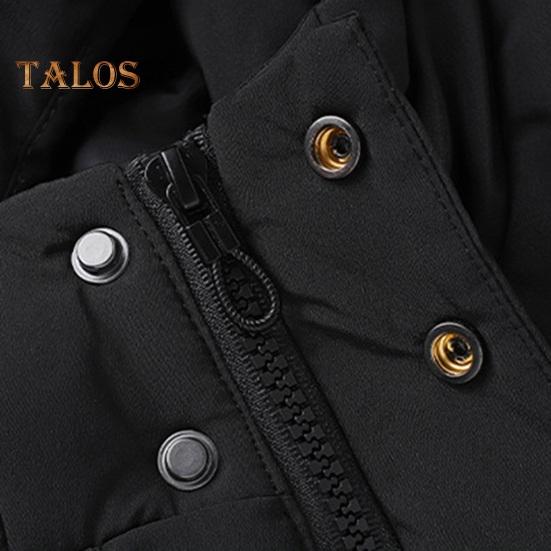 Мужское хлопковое пальто с капюшоном, длинными рукавами, карманами, длинный пуховик, застежка-молния, однотонные карманы, утолщенная повседневная верхняя одежда