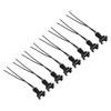 Fuel Injector Connector, Wiring Plugs, Cut Clips,  1 8 Splice   for Injectors, ABS Material,   Wiring Harness, 8 Pieces