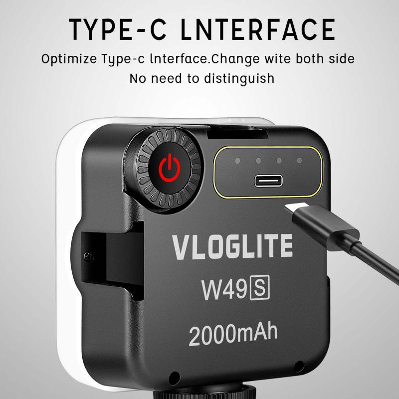 8VLOGLITE W49S Портативный RGB-фильтр Цветовой Заполняющий Свет для Фотографии и Прямых Трансляций