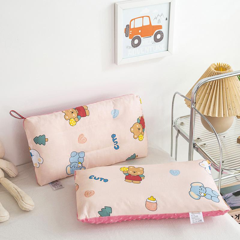 Children's Cotton Soothing Doudou Pillow for Home Kindergarten Children's Nap Pillow Cartoon Pillow