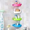 High Quality Suction Cup Bathroom Accessories Corner Storage Rack Kitchen Storage Shelf Shower Shelf