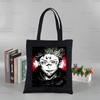Sukuna Ryomen Black Shopping Bag Original Design Jujutsu Kaisen Anime Unisex Fashion Travel Canvas Bags
