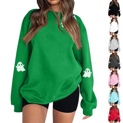 Женские топы с длинным рукавом, футболки с круглым вырезом, осенняя мода, повседневные деловые туники-блузки