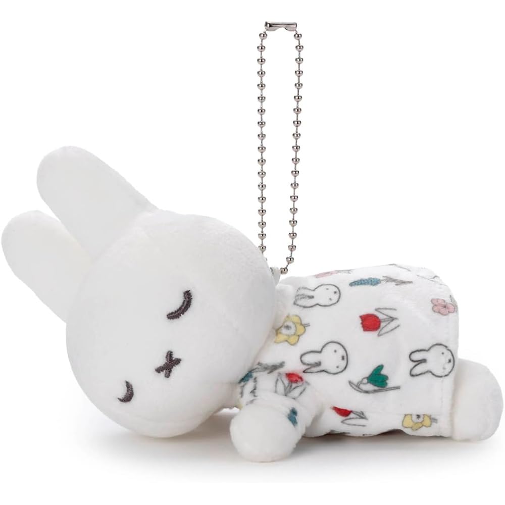 Takaratomy A.R.T.S Miffy Bloom Plush Keychain Mascot 12cm Soft Toy