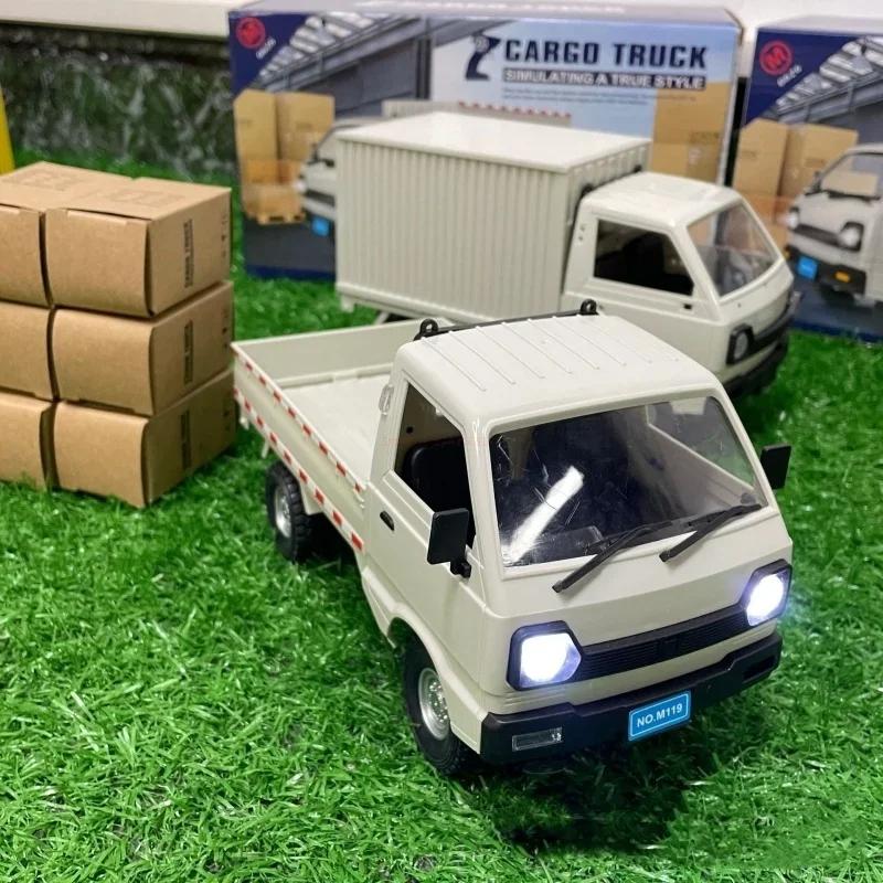 1:10/1:16 Вт Wpl D12 Радиоуправляемая машина Симуляция Дрифт Скалолазание Грузовик Светодиодный Свет Груз Радиоуправляемая Электрическая Игрушка Модель Для Маленьких Мальчиков Рождественские Сюрприз Подарки