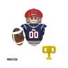 Usa Rugby Sport Player Set Buliding Blocks Chicago Bears Philadelphia Eagles England Patriots Mini Action Figure Bricks Toys