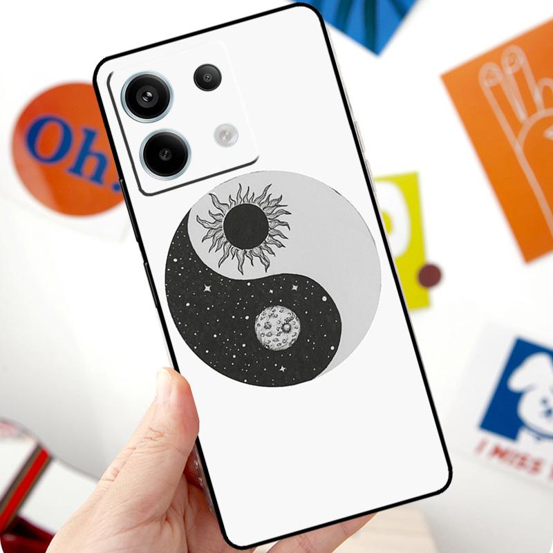 Чехол Багуа Тайцзи Инь Ян для Xiaomi Redmi Note 14 13 10 11 12 Pro 10S 11S 12S Чехол для Redmi 15 13C 12C 10C 14C