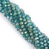 30-200Pcs Rondelle Austria Faceted Crystal Glass Beads Loose Spacer Beads for Jewelry Making
