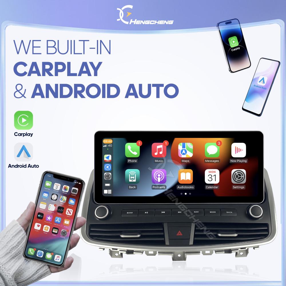 12.3" Для Nissan Teana J32 2008-2012 Автомобильный мультимедийный видеоплеер GPS-навигация Радио Android13 8 ядер 8+256 Carplay 4G 360-камера