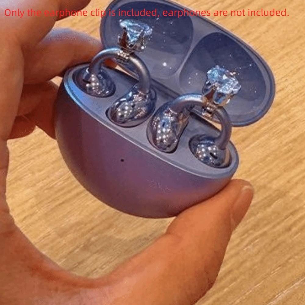 Creative Butterfly Earphone Clips Artificial Crystals Earphone Decorations  Personal Accessories
