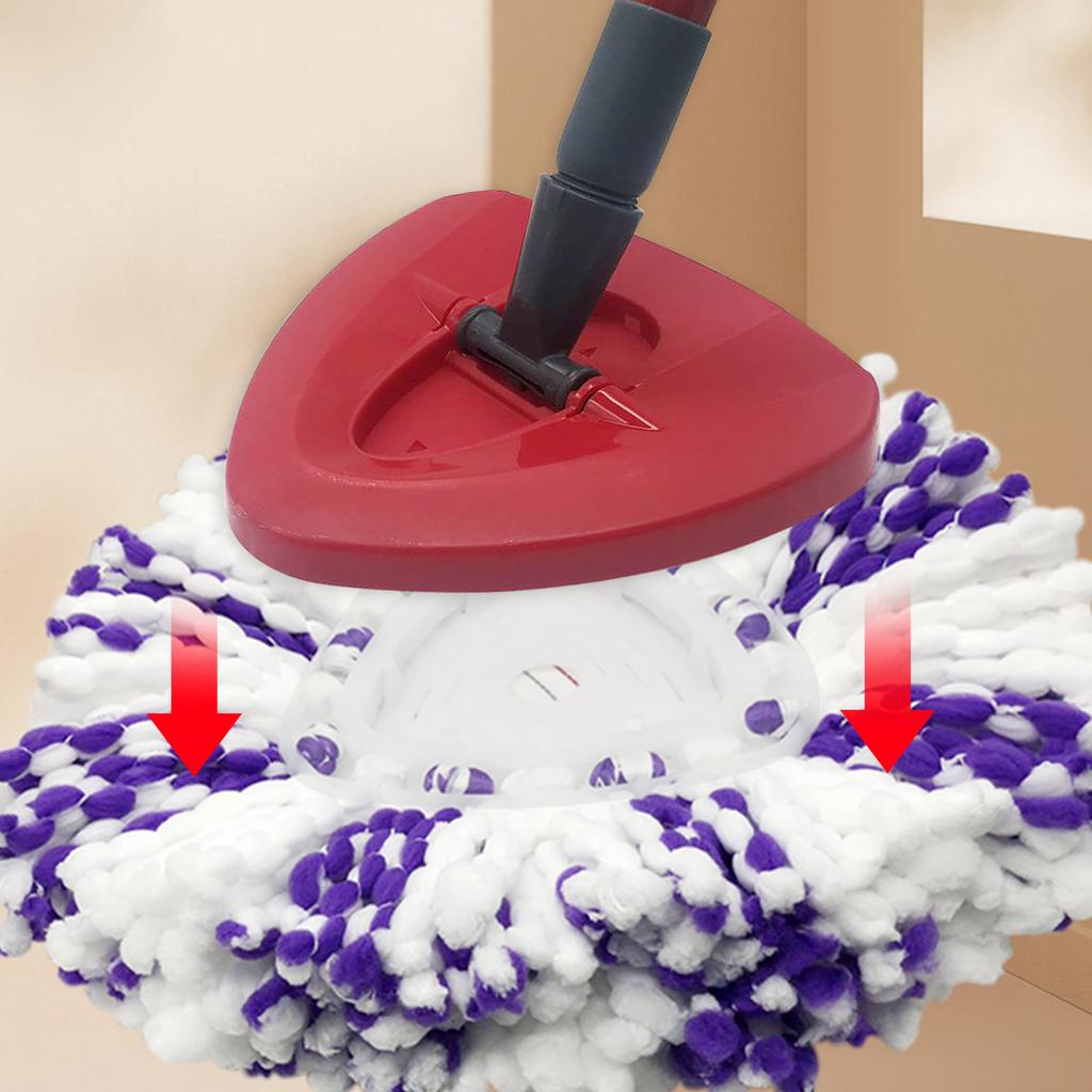 3/6 штук Сменная насадка для швабры, совместимая с Vileda Easy Wring Spin Mop, для сменных насадок из микрофибры O-Cedar