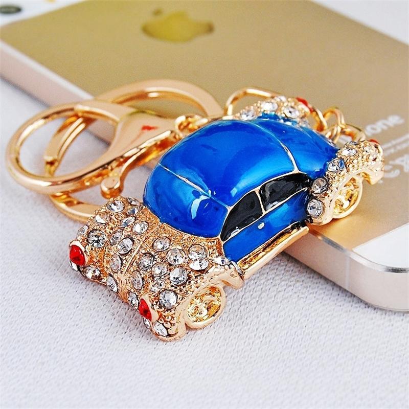 Sale Crystal Car Rhinestone 3D Metal Gift for Men Women Car Accessories Bag Charm