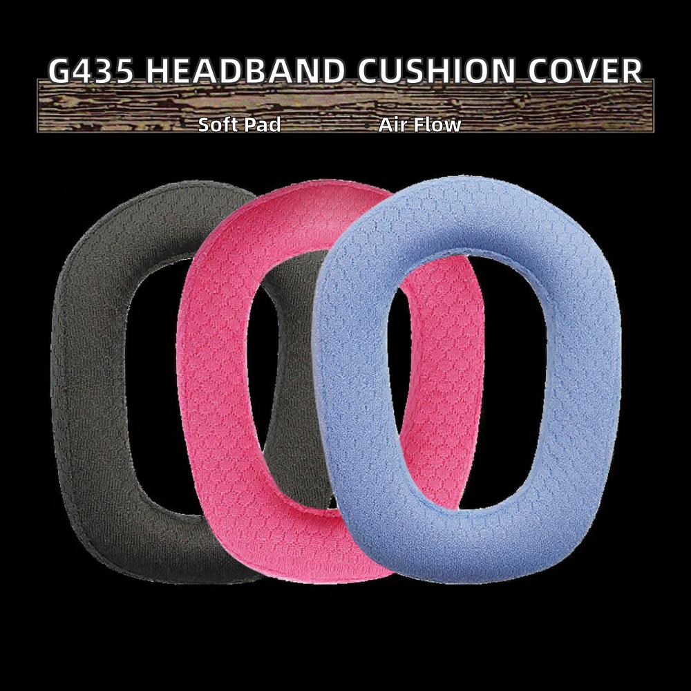 Kimear Replacement Headphone Headband with Soft Breathable Cushion Ear Pads for Logitech G435 Headphones