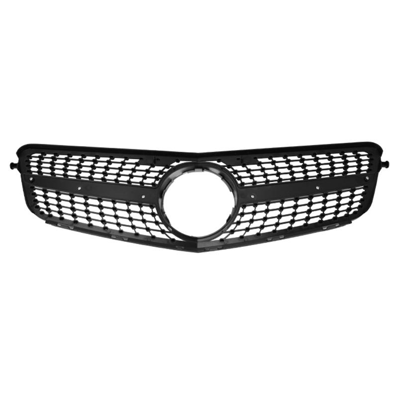 Решетка Diamond для Mercedes Benz W204 Silver Black решетка для Benz C CLASS 2008-2014 гг.