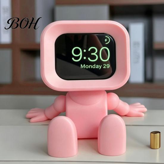 Аксессуар для зарядки умных часов, 3D-печатная подставка-зарядное устройство для часов, док-станция в форме робота, держатель для Apple Series Ultra/SE/8/7/6/5/4/3/2/1, настольное крепление