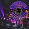 Большие голографические складные веера Clack для танцев в линию, цветные танцевальные веера для вечеринок, ручной рейв для Clu M8O5