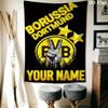 Custom Bvb Wall Hanging Printed Fabric Blanket Decorative Tapestries for Bedroom Living Room Home Decor