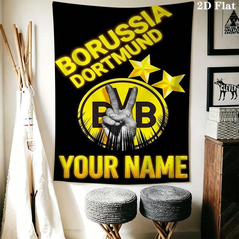 Custom Bvb Wall Hanging Printed Fabric Blanket Decorative Tapestries for Bedroom Living Room Home Decor