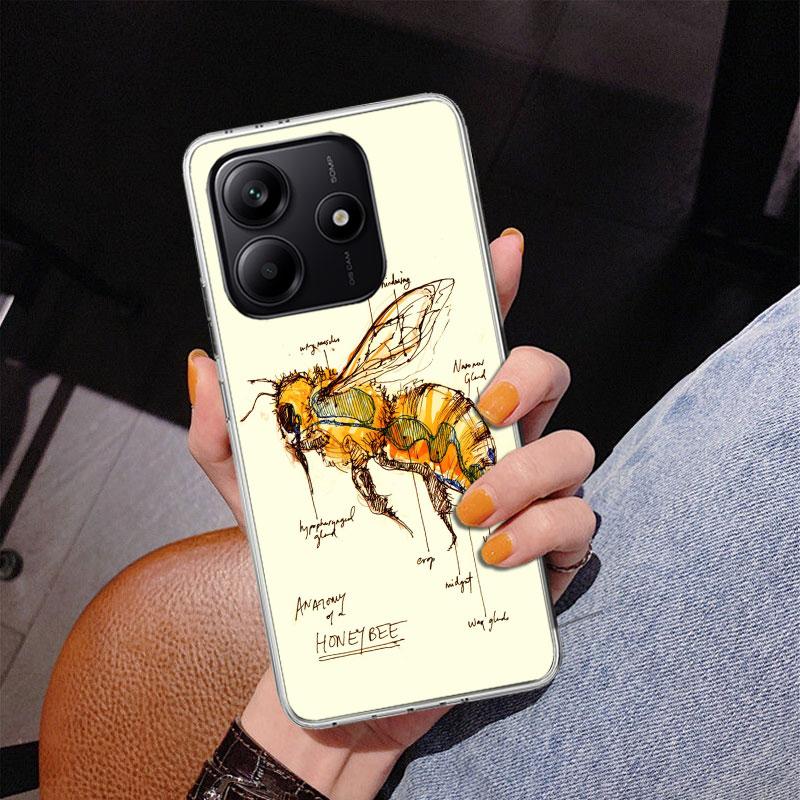 Bugs Bees Scientific Decomposition Phnoe Case for Phnoe Case for Xiaomi Redmi Note 15 14 14S 13 Pro Plus 12 12S 11S 11E 10S 10 1
