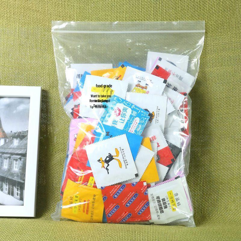 Individually Packaged Food Grade PE Disposable Gloves - Small Pack for Catering, Takeaway, Pizza, Lobster, Crab.