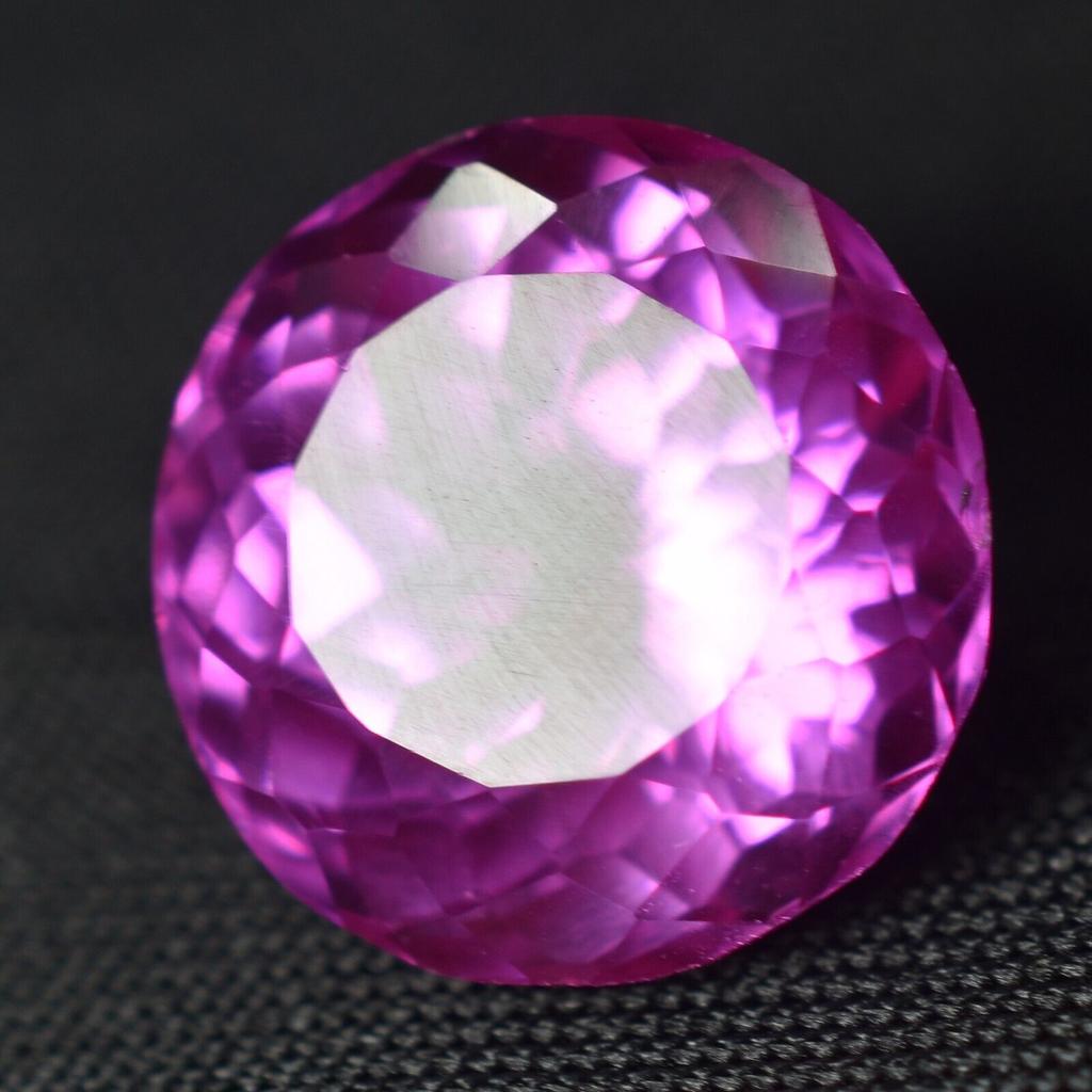 Natural Pink Sapphire Loose Gemstone Father'S Day Round Cut 8.35 ct September Birthday Birthstone