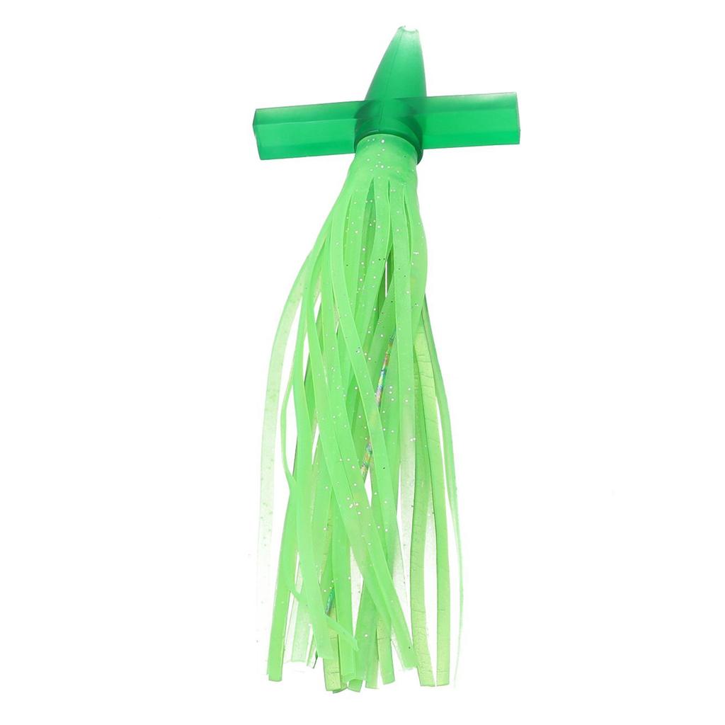 Soft Sea Head Teaser Bait Trolling Lure Double Skirted Double Skirted