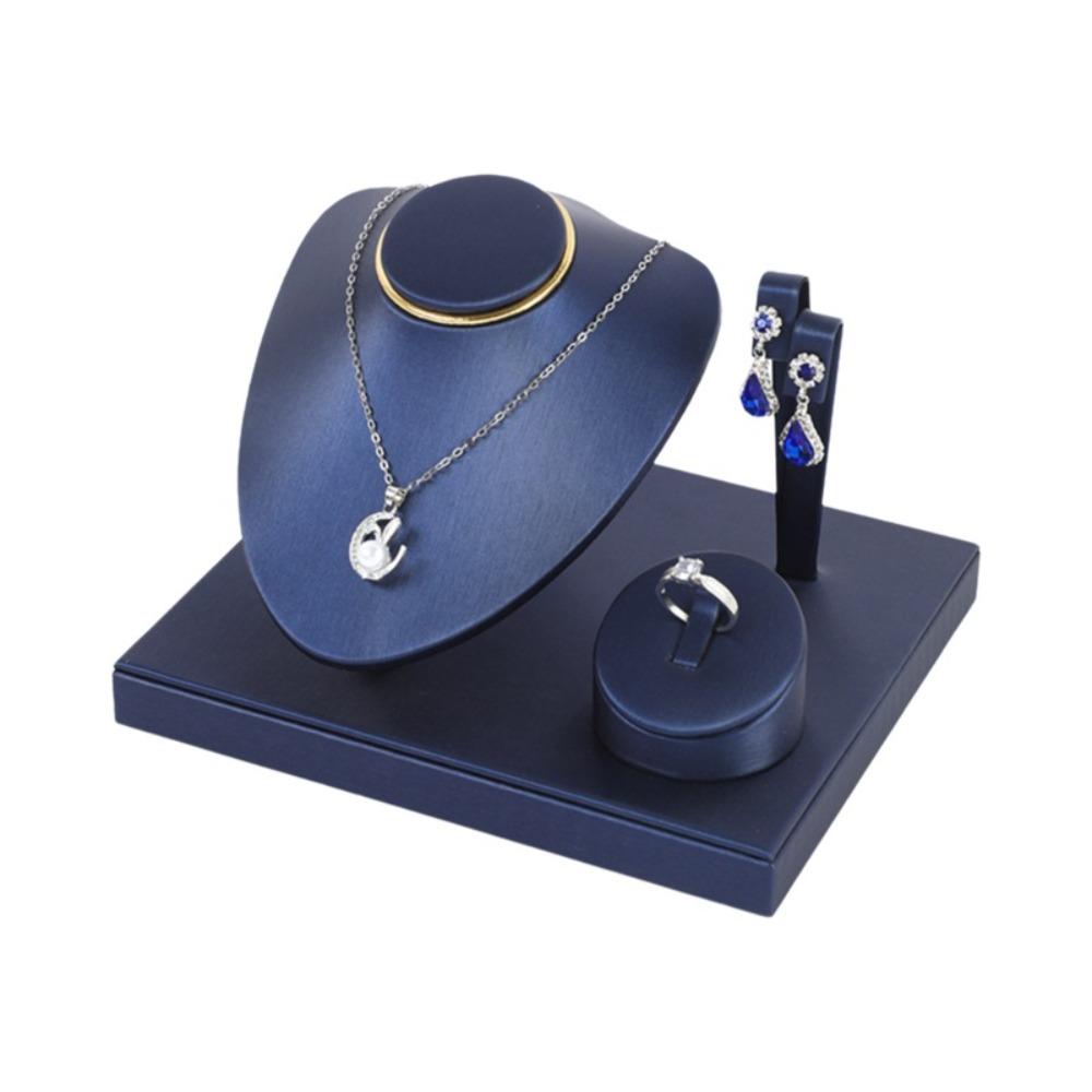Multi-purpose Combination Set Jewelry Rack Fashion Jewelry Tray with Partitioned Table Display