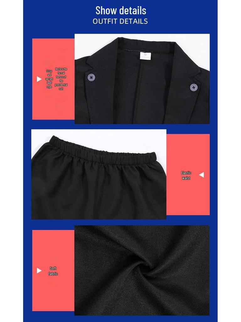 Детский ретро-костюм на тему Линкольна для сценических выступлений и фестивалей