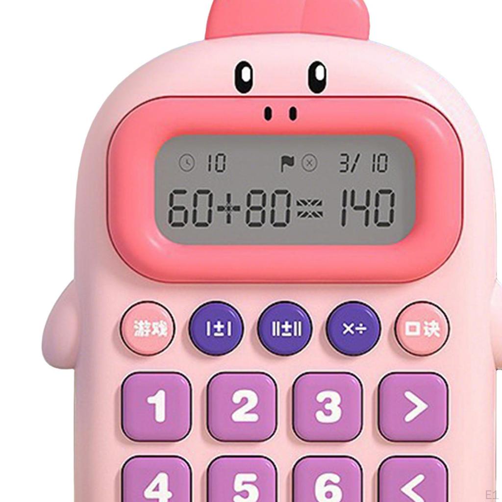 Electronic Math Game Educational Toy Learning Tool Teaching Aids Portable Calculator
