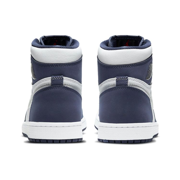 Air Jordan 1 Retro High CO.JP Midnight Navy 2020 Кроссовки унисекс Синий Белый Металлик-Серебристый DC1788-100